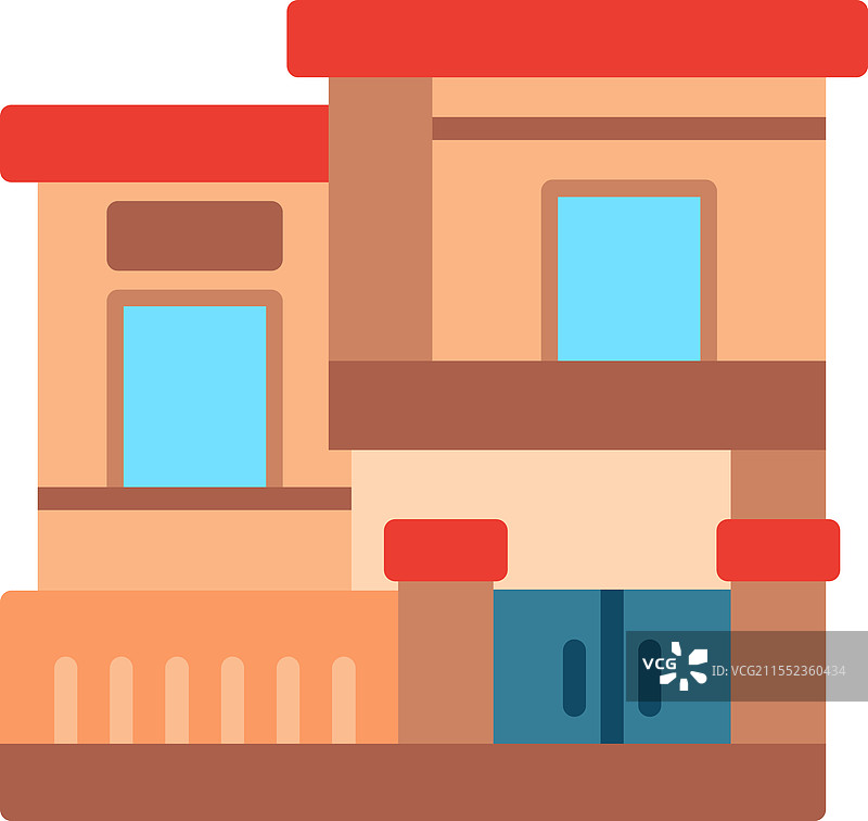 房屋平面图标设计图片素材