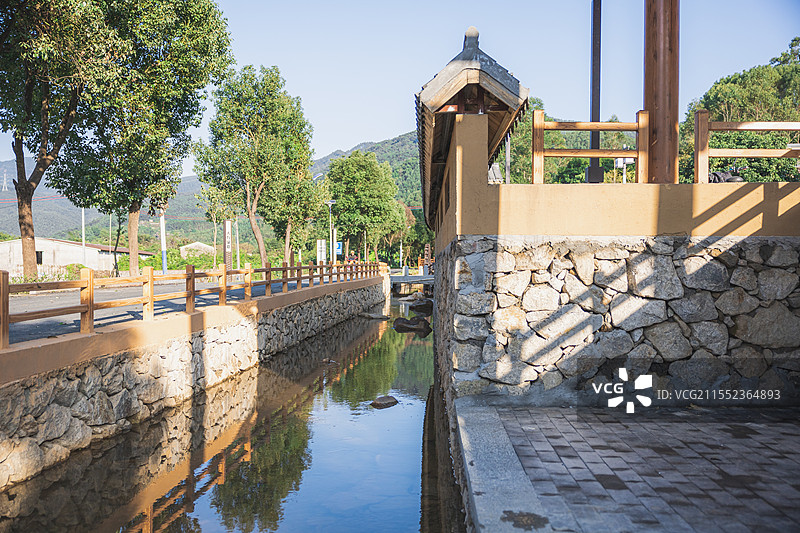 博罗县“东江画廊”乡村振兴示范带—莲湖村图片素材