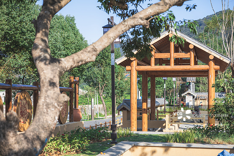 博罗县“东江画廊”乡村振兴示范带—莲湖村图片素材