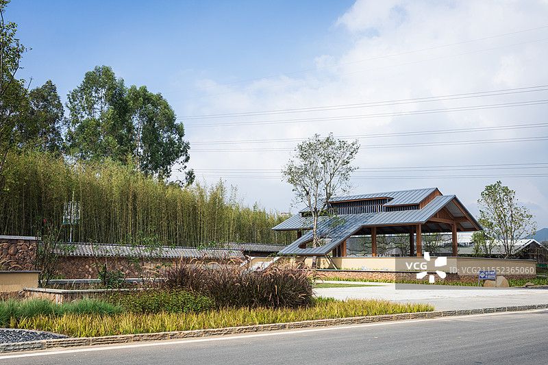 博罗县“东江画廊”乡村振兴示范带—莲湖村图片素材