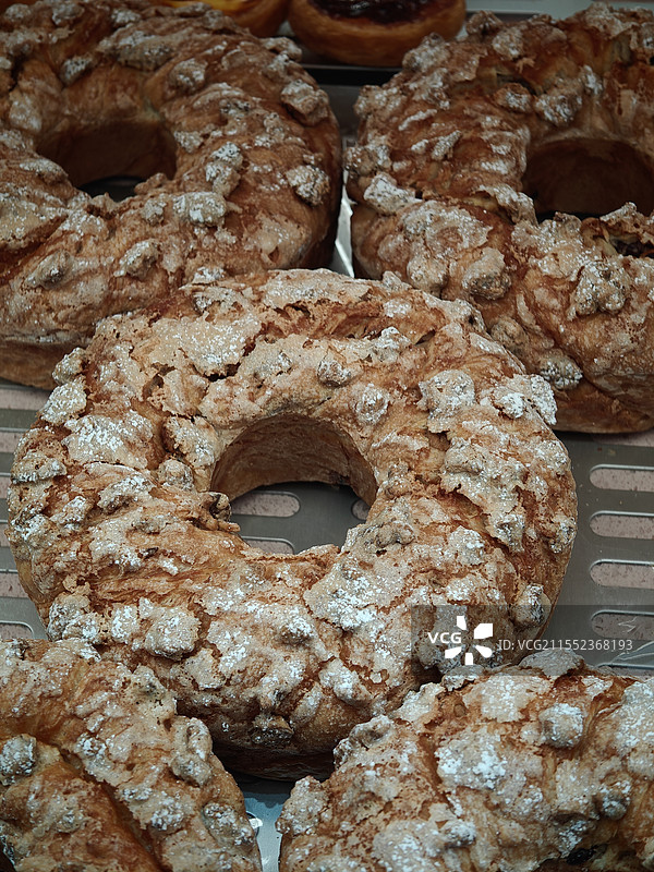 蛋糕店烘培店面包贝果图片素材