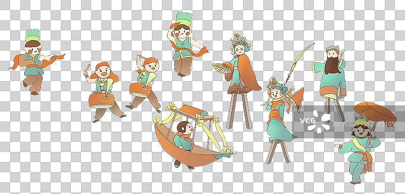 山西民俗表演图片素材