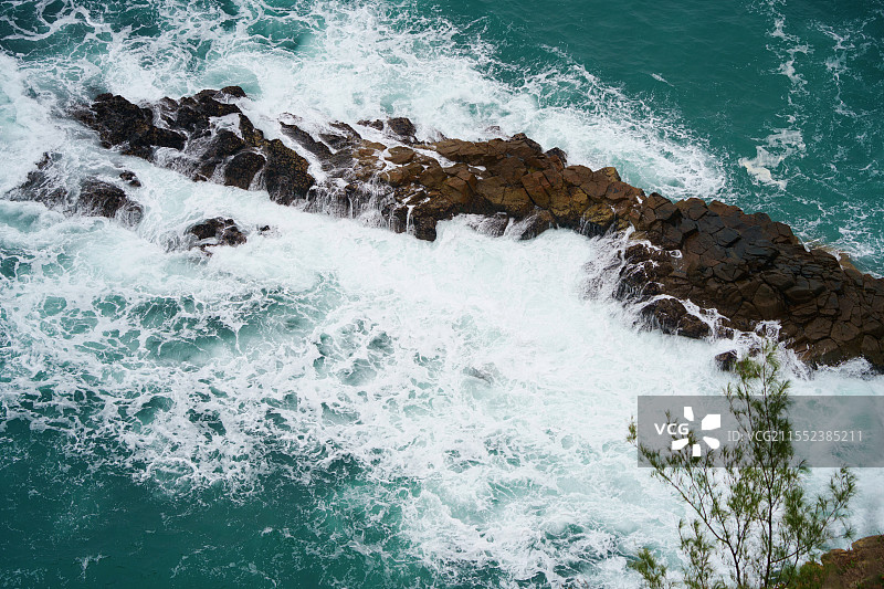 香港麦理浩径二段-礁石图片素材