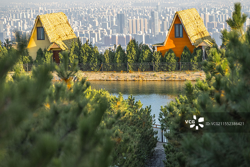 玉泉山山顶图片素材