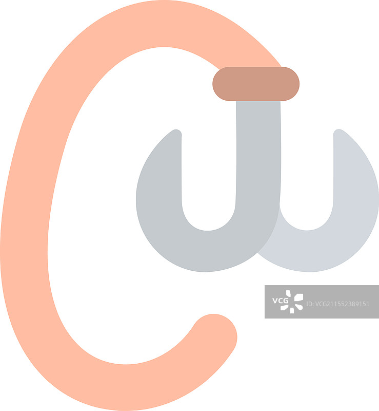 钩子扁平图标设计图片素材