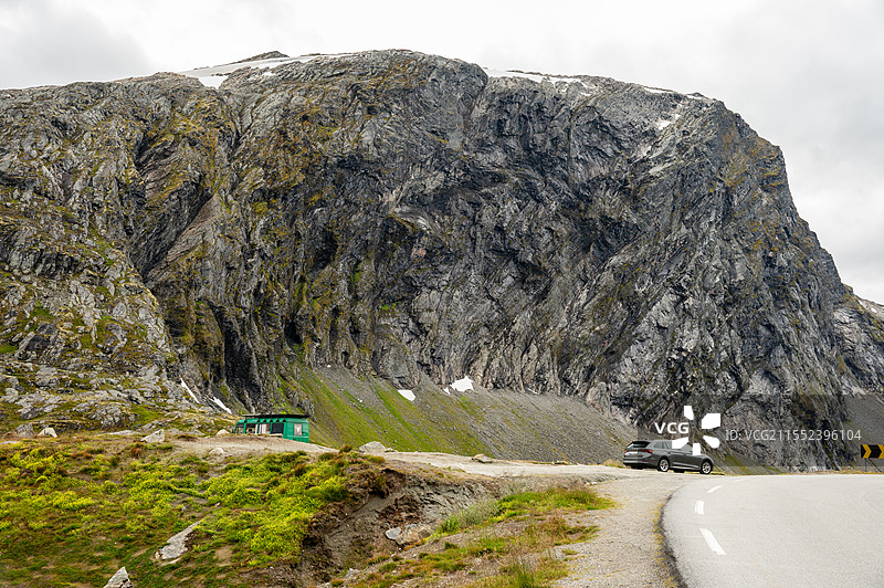 挪威的放牧小木屋图片素材