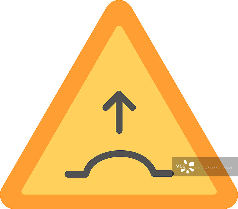 减速带扁平图标设计图片素材