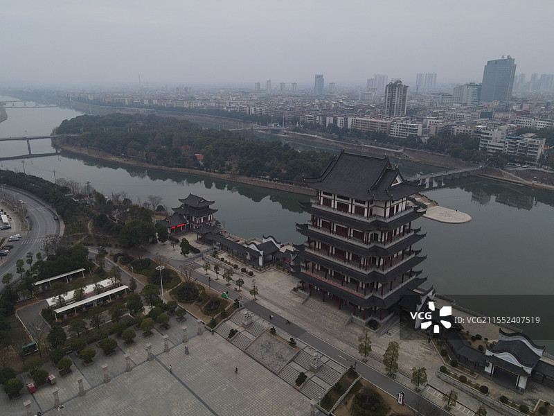 湘乡振湘楼图片素材