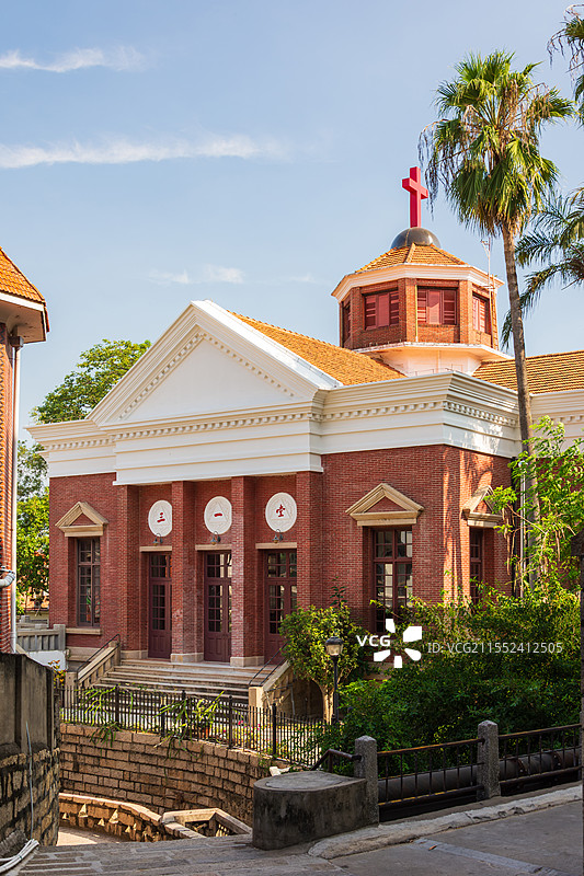 厦门鼓浪屿三一堂巡礼图片素材
