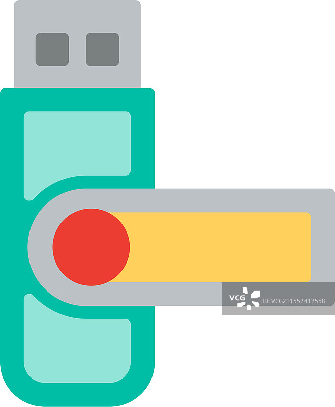 U盘扁平图标设计图片素材