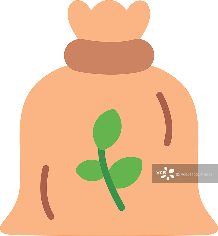 袋子扁平图标设计图片素材