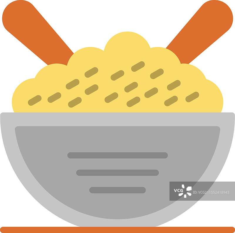 粥的扁平图标设计图片素材