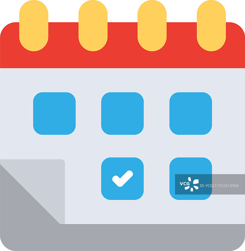 日程安排扁平图标设计图片素材