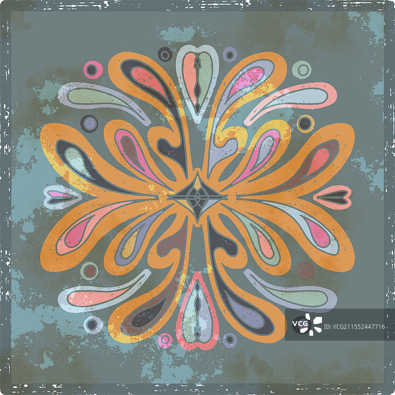 复古瓷砖斯堪的纳维亚风格乡村图案图片素材