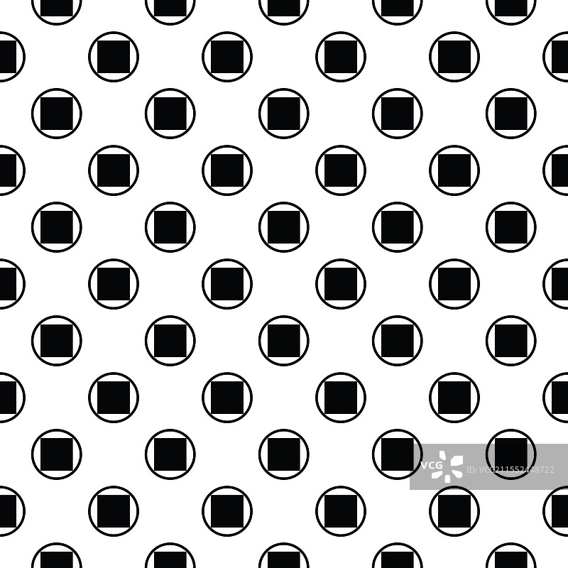 无缝稀疏的圆形嵌套图案图片素材