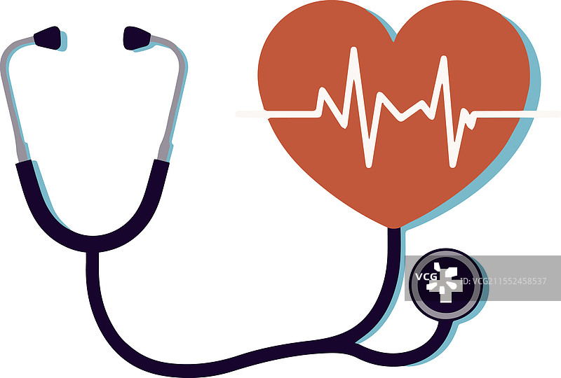 听诊器心形图标 国际护士节图片素材