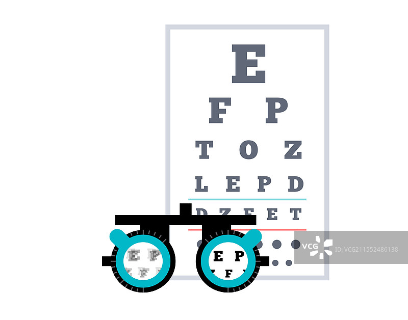 弱视或懒惰眼图片素材
