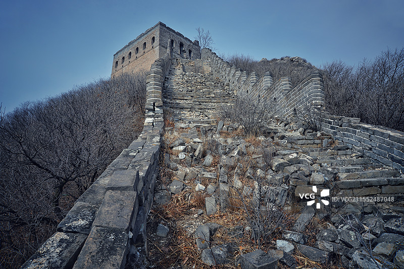 陈家堡长城， 摄于25.03.02日阴霾的春雨后。图片素材