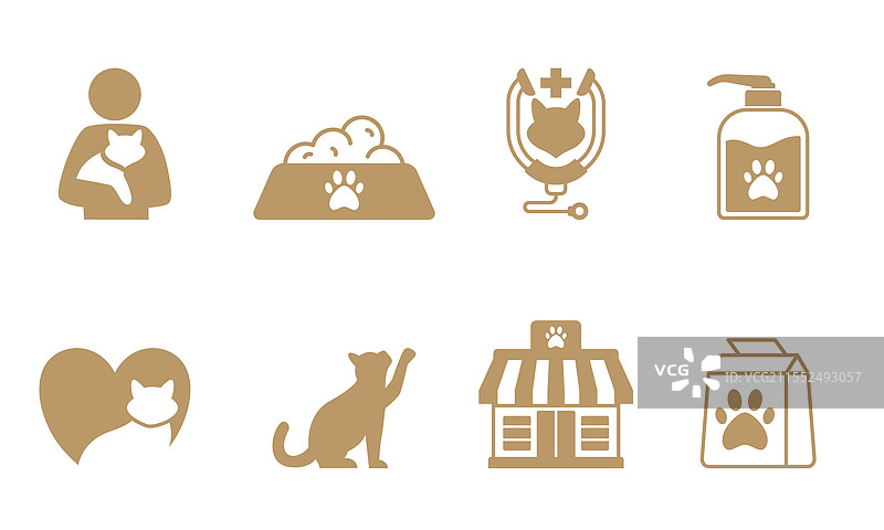 宠物护理用品店 猫咪 动物收养护理图片素材