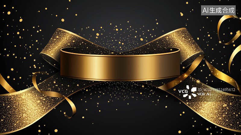 【AI数字艺术】丝带背景图片素材