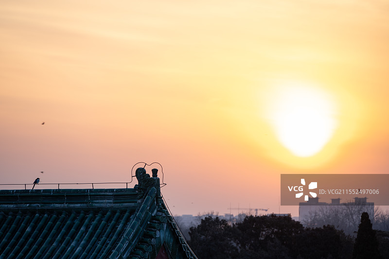 北京天坛公园 祈年殿 春节旅游图片素材