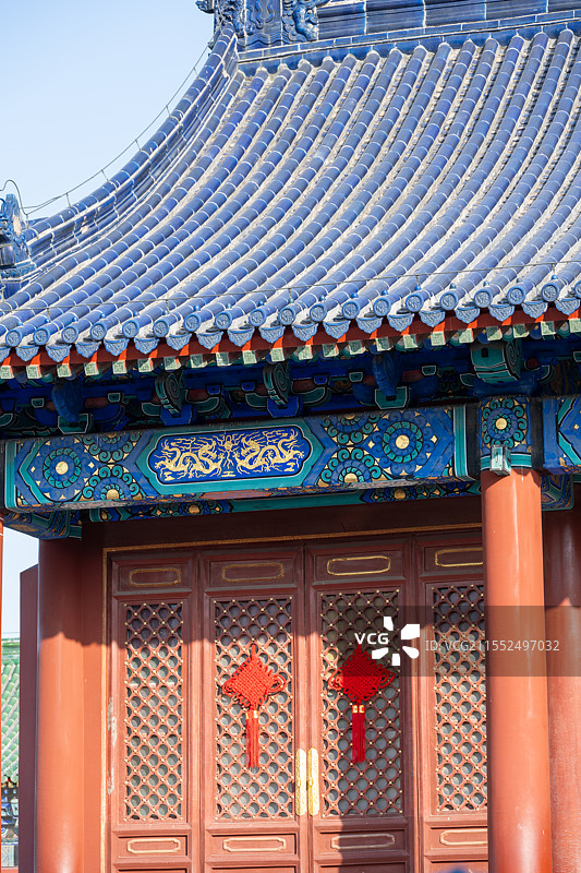 北京天坛公园 祈年殿 春节旅游图片素材