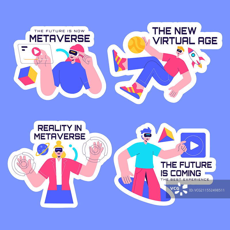 受启发的创意社交媒体标签模板图片素材