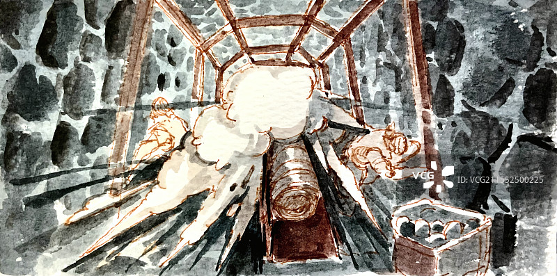 古代海上战争图片素材