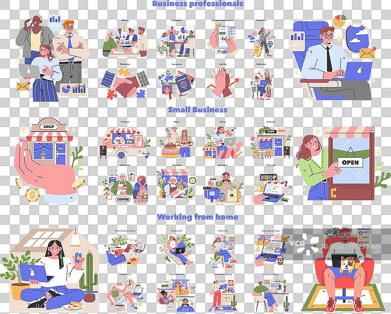 商务套件图片素材