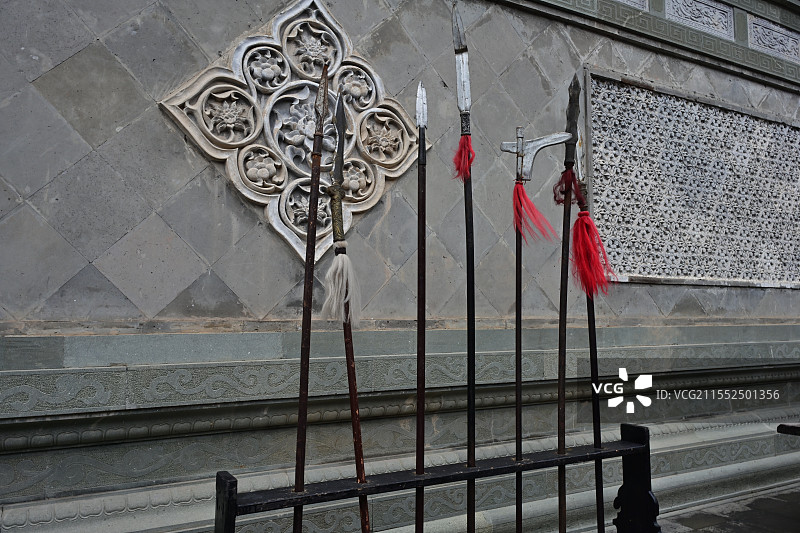 象山影视城演武场校场图片素材