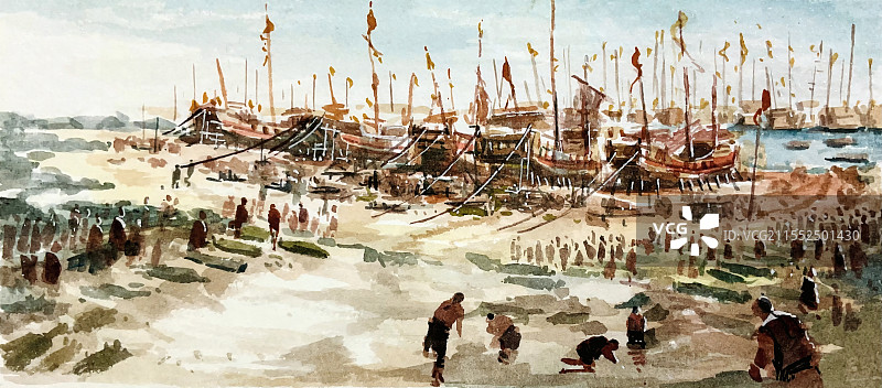 古代海上战争图片素材