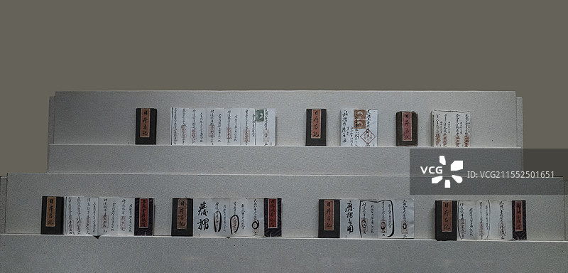 山西博物院“天下晋商”展：平遥日昇昌票号存银手摺（1850—1919年，山西博物院藏）图片素材