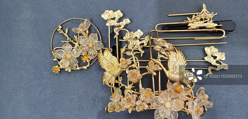 手工作品，发簪，古风，中国风图片素材
