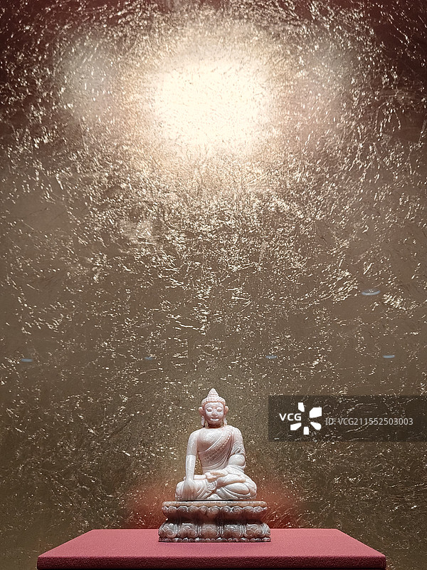 上博藏品玉佛图片素材