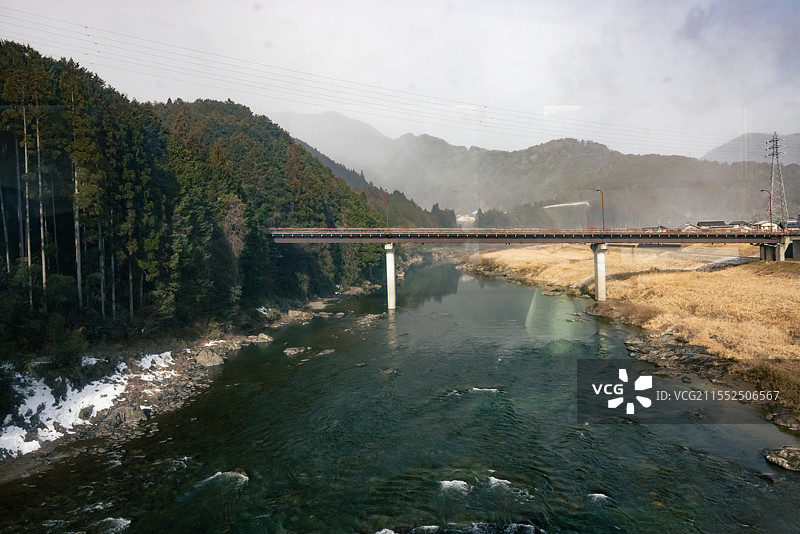 日本长良川铁道风光图片素材