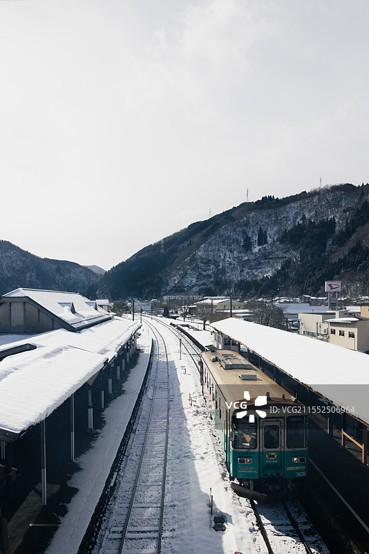 日本长良川铁道—郡上八幡站图片素材