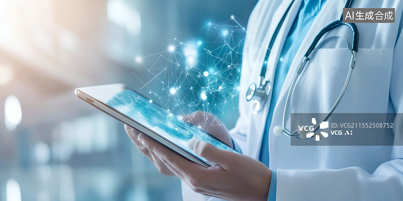 【AI数字艺术】智慧医疗科技图片素材