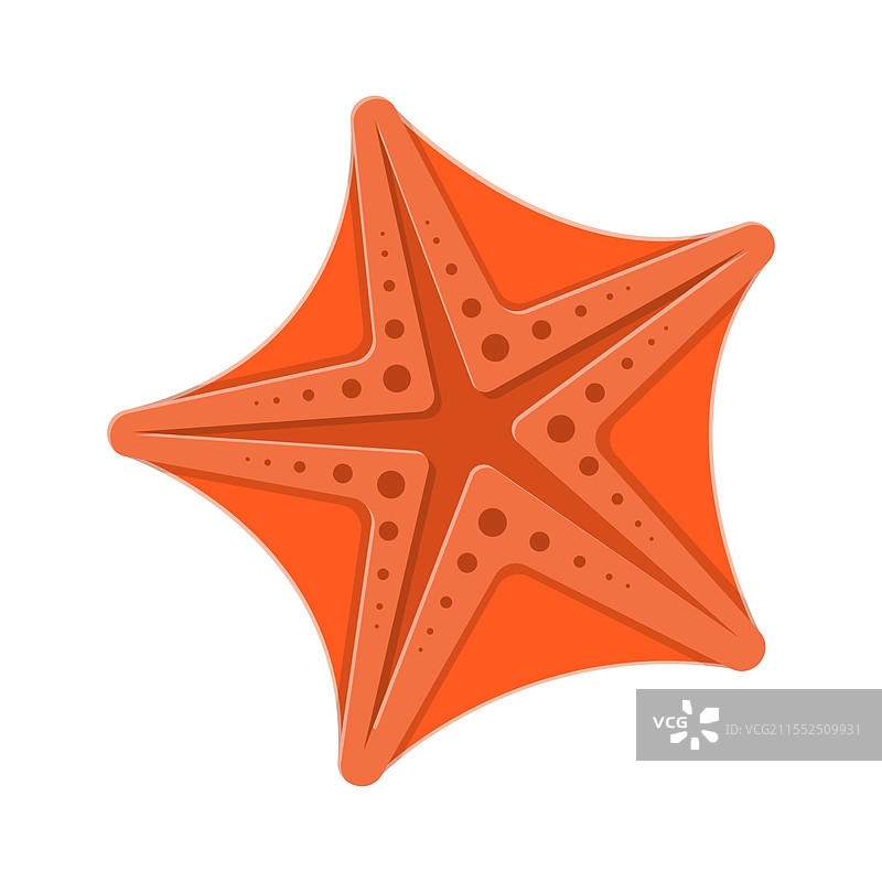 海星扁平清晰图标设计元素图片素材