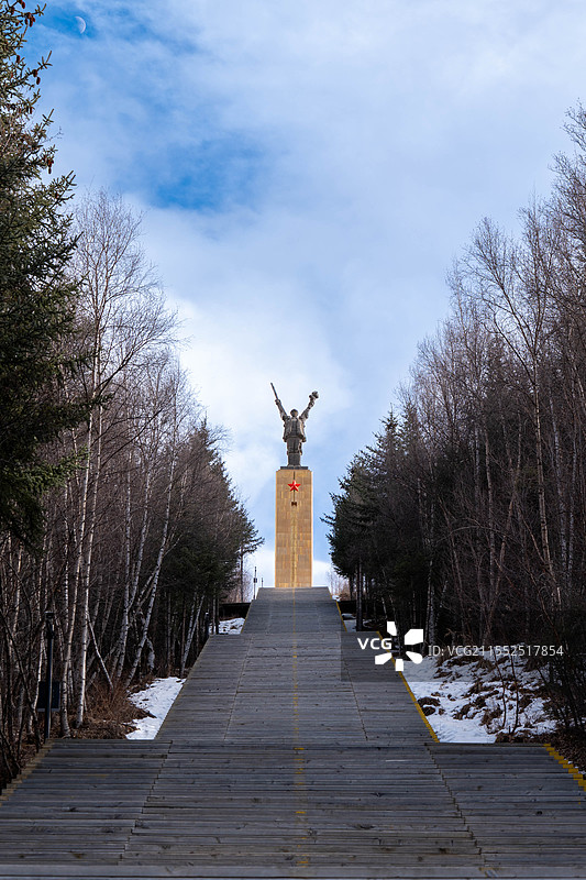 红军长征纪念碑图片素材