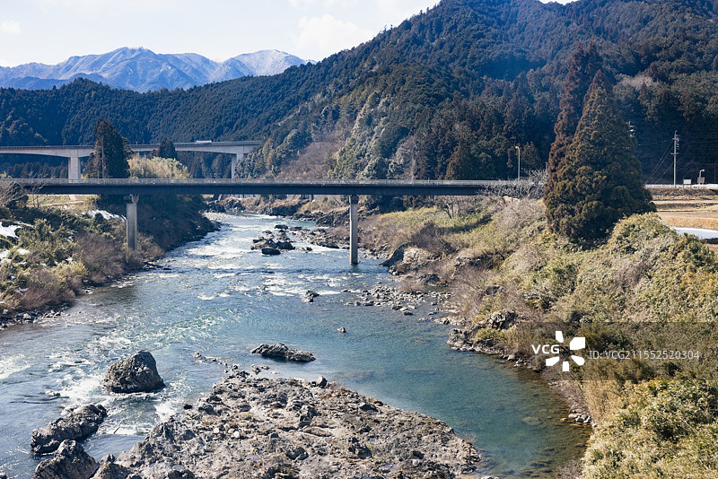 日本长良川铁道风光图片素材