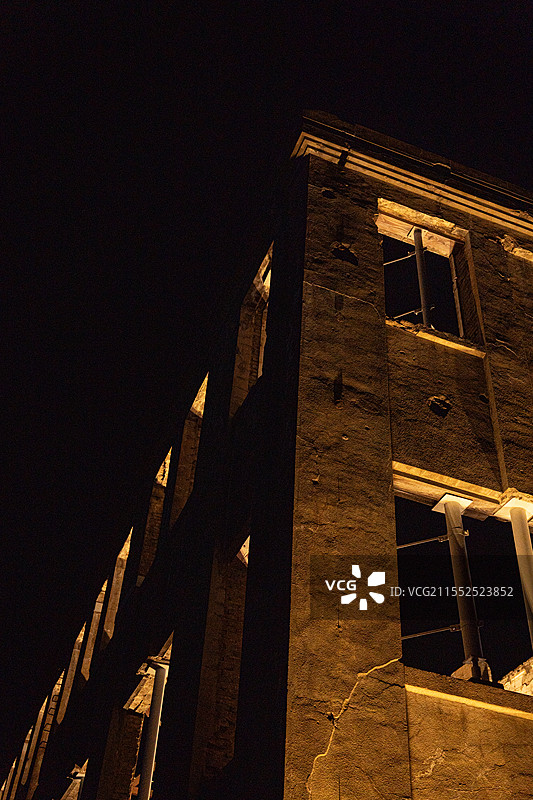 韩国文化遗产，韩国战争，历史战争，现代与当代韩国历史，铁原朝鲜劳动党总部图片素材