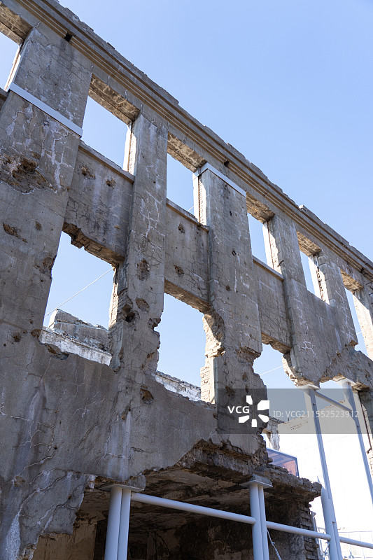 韩国文化遗产，朝鲜战争，历史战争，现代与当代韩国历史，铁原朝鲜劳动党总部图片素材