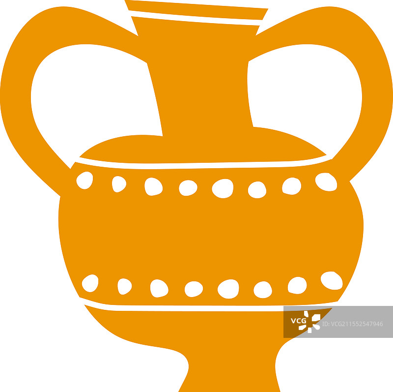 古老的手绘花瓶图片素材