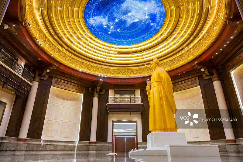 亚洲中国河南省南阳市医圣文化园张仲景博物馆张仲景像图片素材