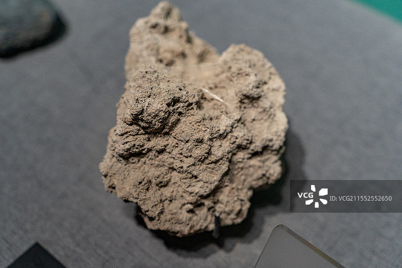 四川成都自然博物馆藏钙华图片素材