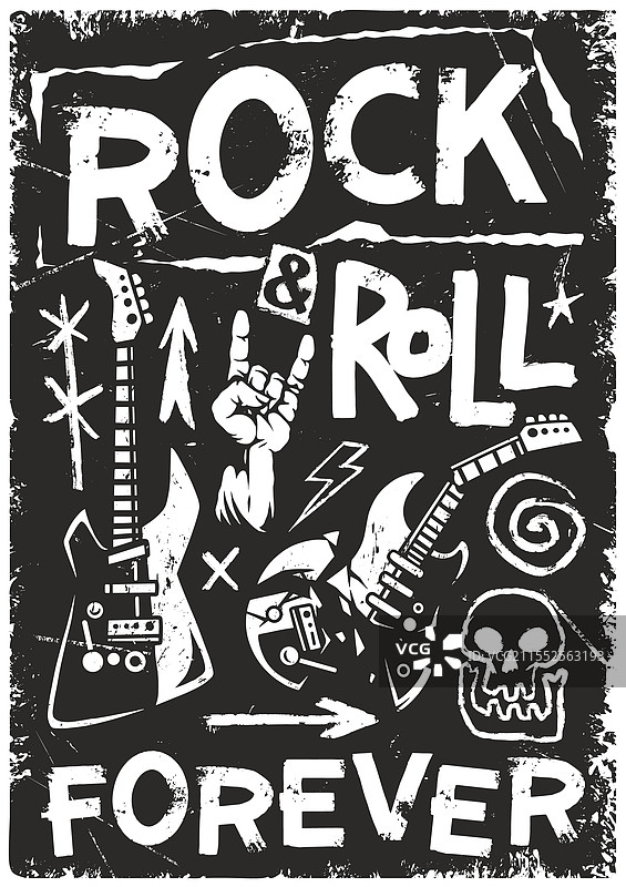 摇滚永恒图形图片素材