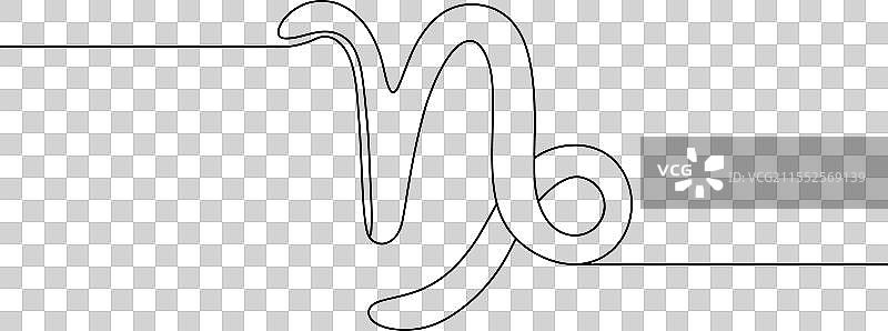 摩羯座星座图片素材