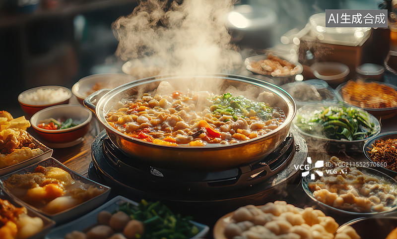 【AI数字艺术】火锅图片素材