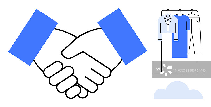 商业合作与职业装图片素材