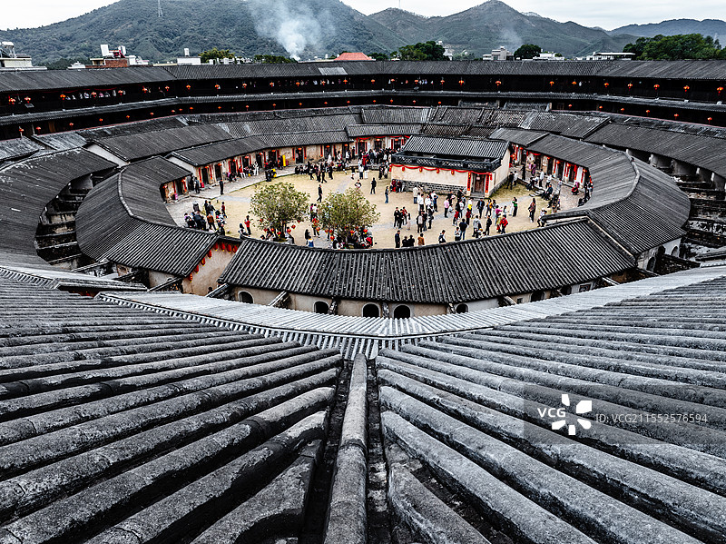 中国广东省潮州市饶平县三饶镇道韵楼图片素材